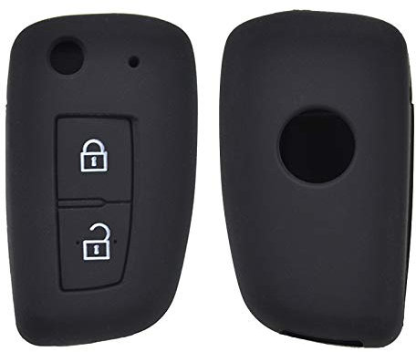 2 Bouton Coque clé télécommande de voiture en silicone pour Nissan X-Trail Juke Qashqai Micra Pulsar 2014 2015 2016 2017 2018