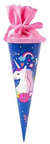 goldbuch Einhornglück Schultüte Zuckertüte Einschulung Schulanfang Schule Kinder: Größe: 35 cm rund