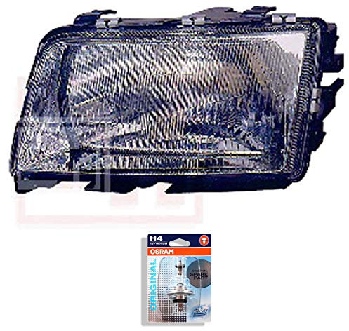 Scheinwerfer links für 100(C4) Bj. 12/90-94 Frontscheinwerfer inkl. Lampen