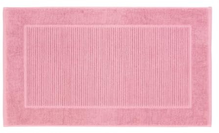 Christy Supreme Bath Mat | 100% Cotton | Super Soft and Plush | Dry Quickly Shower Mat | Heavyweight 1000 GSM | Blush