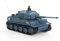 Tbest RC Panzer Fernbedienung Kampfpanzer Battle Panzer Tank Spielzeug mit Motor Turmbewegung und Soundeffekte RC Ferngesteuerter Kampfpanzer 1/72 4 Kanäle für Kinder Geschenk