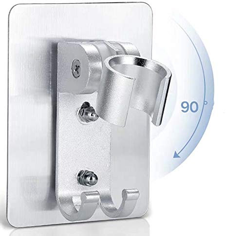 Forte supporto adesivo soffione doccia supporto REGISTRABILE del doccetta, palmare soffione a parete Staffa di Montaggio Con 2 gancio Ganci, soffione e bidet spruzzatore Staffa Meglio di Ventose