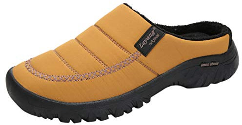 Yowablo Golfschuhe Kampfsportschuhe Kletterschuhe Leichtathletikschuhe Straßenlaufschuhe Traillaufschuhe Radsportschuhe Reitstiefelette Thermostiefel Reitstiefel Schneestiefel (45 EU,Herren-Khaki)