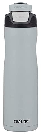 Contigo Drinking Bottle Autoseal Chill Macaroon, stainless steel water bottle with Autoseal technology, insulated bottle keeps beverages cool for up to 28 hours, BPA-free, 720 ml