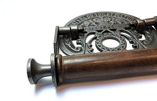 Waterloo Toilet Roll Holder - Antique Iron unique accessory design for your bathroom