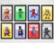 8 Avengers Décorations Murales (8 x 6 pouces)