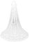 Hosh 3 Meter lange Brautschleier, Tüll Brautschleier, Weich Schleier Braut, Hochzeit Brautschleier, Hochzeitsaccessoires für die Braut (weiß)