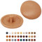 Marcopol (lot de 50 pcs) Capuchons à vis Pozi diamètre 12 mm, tête Pozidriv à clipser sur les couvercles en plastique, capuchon décoratif pour meubles (50, hêtre S22)