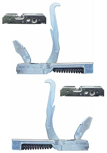 Lofra - Kit 2 cerniere 157 x 20 mm. complete di 2 portarulli per porta forno con doppio vetro - KCF3295