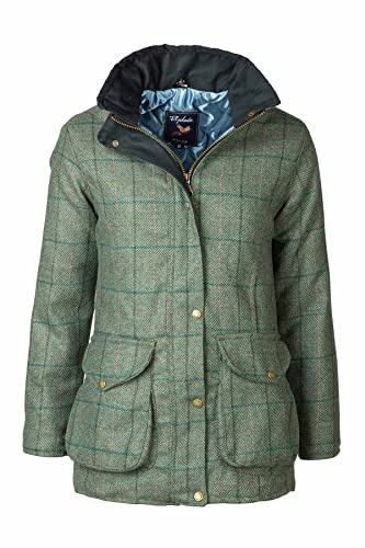 Rydale Ladies Tweed Jacket Women's UK Made Wool Coat Check Tweeds Equestrian Country Jackets 5 Colours