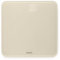 Brabantia - ReNew Digitale Badezimmerwaage - Batteriebetrieben - Glaswaage wiegt bis zu 180kg - Genaues System - Weiche, Rutschfeste Füße - 4x AAA-Batterien enthalten - Soft Beige - 30 x 30 cm