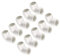 QUARKZMAN 20mm Slip PVC Tubo Connettori x 10 pz 90 Gradi Gomito Giunto Tubo Raccordi per Edilizia Irrigazione Idraulica Installazione, [Bianco]