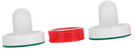 Garneck 2 Sätze Eishockeymaschine Air-Hockey-Pusher Teil Eishockey Zubehör Für Eishockeyspiele Air-Hockey-paddel Hockey-zubehör Hockey-Teile Luft Plastik Schlag Den Ball