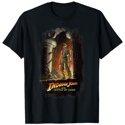 Lucasfilm Indiana Jones and the Temple of Doom Poster Art T-Shirt