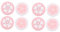 Mobestech 8piezas Tapas De Joystick De Silicona Rosa Funda Protectora para Controles De Antideslizante y Lavable Compatible Switch Pro