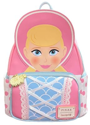 Loungefly Pixar: Bo Peep Cosplay Mini Rucksack, Mehrfarbig/Meereswellen (Ocean Tides), Rucksack