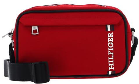 TOMMY HILFIGER TH Monotype EW Reporter Bag Primary Red