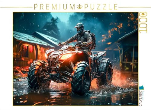 CALVENDO Puzzle Quad - einfach Lust am Fahren | 1000 Teile Lege-Größe 64 x 48 cm Foto-Puzzle für glückliche Stunden