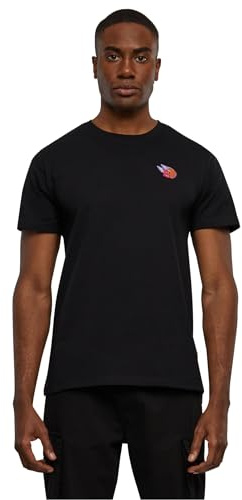 Mister Tee Herren Basketball Fly EMB Tee Black, XL