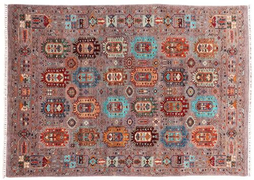 RUG PRINCE Ziegler Ariana Special Teppich 200x300 Handgeknüpft Beige Geometrische Muster