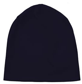 SCHIETWETTER Accessoire Leichte Kinder- Beanie Mütze Unifarben, Übergangsmütze, dünne Kopfbedeckung, Logo-Print