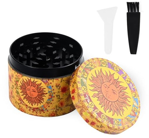 LHOEST Grinder, moulin à sel épices, moulin à épices métallique grand de 63 mm