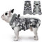 Katzinst Hunde Wintermantel, Ärmellose Wasserbeständig Hundejacke Reflektierend Hundejacke mit Bauchschutz Hundebekleidung Outfit Hundemantel für Mittelittelgroße Hunde, Französische Bulldogge, L