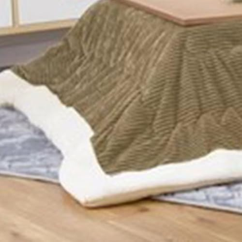 Futon-Satz Heiztisch Im Japanischen Stil Tatami Futon Für Kotatsu-Tisch Mit Futon-Teppich-Heizung(H,190 * 190cm)