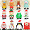 HBSFBH 12 Stück Weihnachten Aufziehspielzeug, Weihnachten Uhrwerk Spielzeug, Aufziehfigur Weihnachten, Weihnachtsmann Figur Uhrwerk Spielzeug, Kinder Aufziehspielzeug für Party Mitgebsel Weihnachten