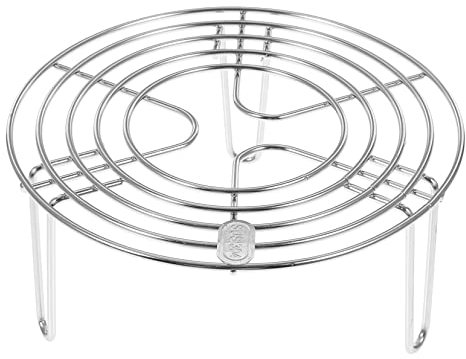 Garneck Vaporera De Acero Inoxidable Redonda Multiusos Para Cocinar Al Vapor y Enfriar Comidas La Cocina