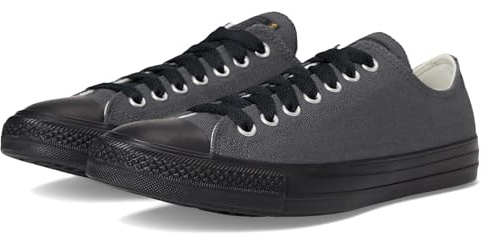 Converse Chuck Taylor All Star Low-Top-Sneaker für Erwachsene, Unisex, Dark Matter/Black/Sunflower Gold, 39.5 EU