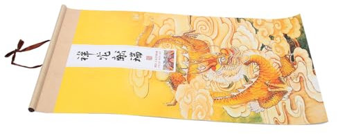 SHOWERORO Calendrier Mural Chinois Traditionnel 2024 Calendrier Annuel Des Fêtes Et Festivals Chinois