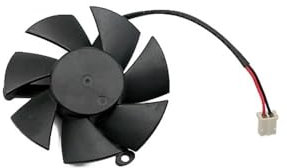 BDAKQJV Carte Graphique HA5010M12F-Z 4500 TR/Min Ultra Silencieux 5010 Lame de Ventilateur de Carte Graphique 45MM diamètre 39mm Pas de Trou 12V 0.10A Ventilateur 2 Broches