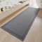 SIXHOME 60 * 240cm Dunkelgrau Langer Flur Teppich Läufer Teppichläufer Weich Flurläufer rutschfest Lang Küchenteppich Waschbar Teppich Läufer für Küche Wohnzimmer