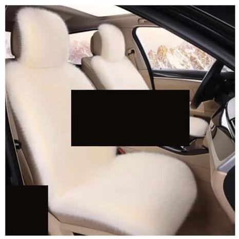 Auto-Schonbezüge Universal Autositzbezüge Set Fell Vorne Auto Sitzkissen Fell Universal Auto Sitzbezug Winter Warm Plüsch Weich
