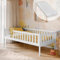Kids Collective Kinderbett mit Rausfallschutz, Lattenrost und Matratze, Kinder Bett | sicher & stabil | weitere Größen: 80x160, 80x180, 90x200 cm | 90x190 cm von 4. bis 13. Lebensjahr, weiß