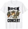 Rockkonzert Rocks Band Schlagzeug Gitarre Musikliebhaber Lustig T-Shirt