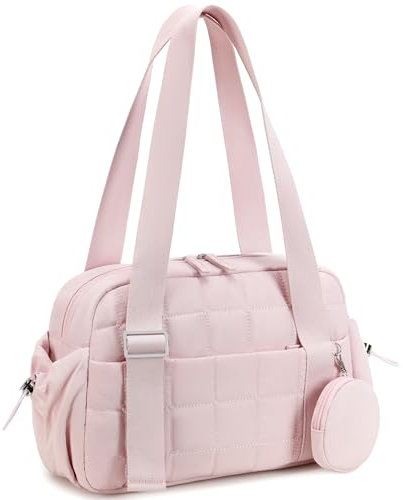 LEDAOU Mini Sporttasche für Damen, Kleiner gepolsterter Turnbeutel mit Nassfach und Münztasche, Leichte Gym Bag für Yoga, Workout, Tanz & Fitness