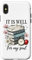 It Is Well For My Soul Libro Pila Flores Carcasa para iPhone X/XS