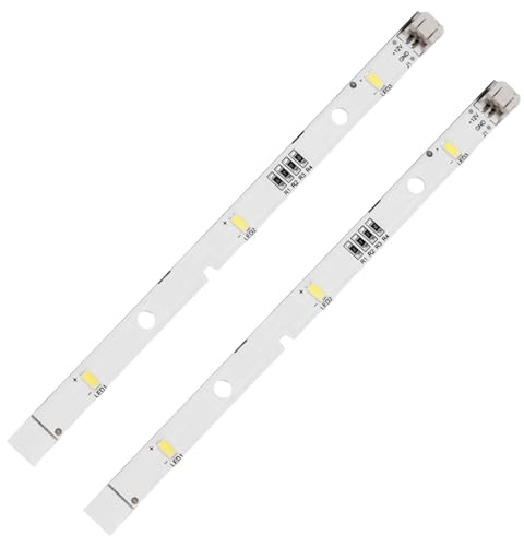 EuSupNova LED-Lichtstreifen für Gorenje, 2 Stück LED Kühlschranklampe kompatibel mit Rongsheng/Hisense Kühlschrank, Ersatz-Kühlschranklampe BCD-630WT 1629348, Kühlbeleuchtung
