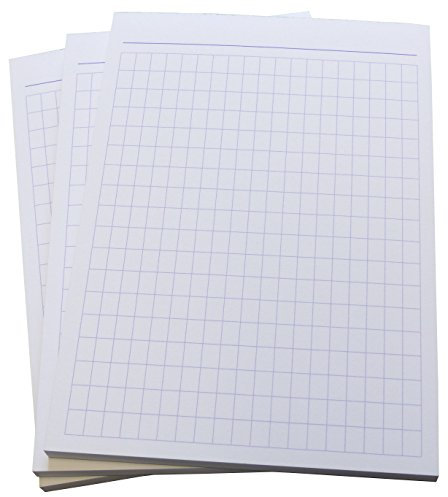 4x Notiz-Block - rautiert in Blau - 50 Blatt - Staffelpreise verfügbar - DIN A6 Format (22301)