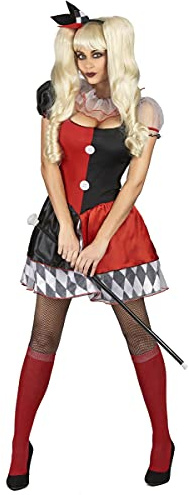 DEGUISE TOI Rot-schwarzes Harlekinkostüm für Damen - Schwarz