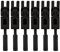 floyd rose sattel,Floyd Rose ersatzteile,Tremolo Sattel E Gitarre Tremolo Brücke Sättel, 6 Stücke Roller Bridge Tremolo Sättel, Gitarre Bridge Tremolo Sättel mit Schlüssel für Floyd Rose E-Gitarren Sa