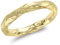 CARISSIMA Damen 9 Karat Gelbgold 3 mm Polierter und strukturierter Twist Ring - Größe N