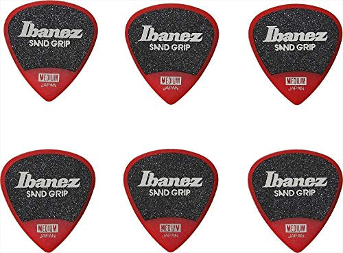Ibanez PPA16HSG Sand Grip Picks 0,8 mm Red - Plektren Set