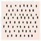 May and Berry Holzstempel - Muster 1, 45x45mm, Rosa