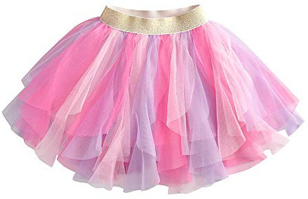 DXTON Mädchen Röcke Tanz Rock Tulle Tutu Prinzessin Baby Kinder Rock Paillette Ballett Skirt SK114 2-3 Jahre