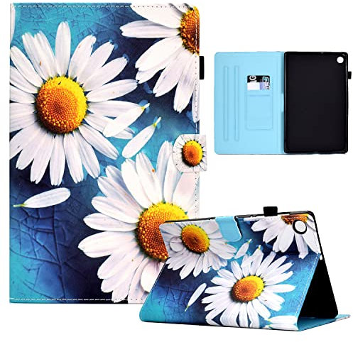 Rostsant Funda Lenovo M10 FHD Plus 10.3 Caso de Función Dormir/Despierta Auto Funda Tableta para Lenovo Tab M10 FHD Plus 2020 10.3 Pulgada TB-X6060X / TB-X606F - Girasol