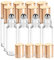 JamHooDirect 10ml Essential Oils Roller Bottles, Empty Refillable Transparent Glass Roll on Bottles with 1 Opener & 1 Dropper, Perfect for Aromatherapy, Fragrance, Perfume (12Pcs)