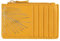 DRAEGER Paris - Porte-Carte - 12,5 x 8 cm - Jaune/Doré - Zippé - Accessoire, Mode, Fashion, Tendance - Idée Cadeau Amis, Famille, Fête des Mères, Copine, Anniversaire